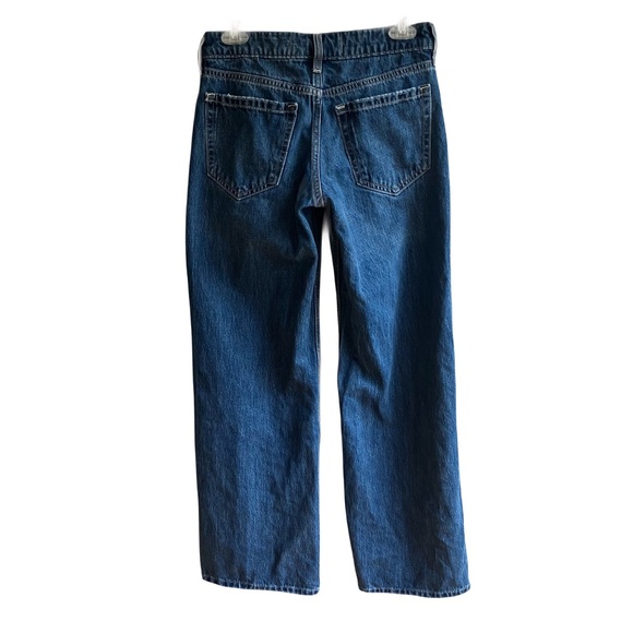 Hollister Low Rise Baggy Jeans Size 0 25 Wide Leg Medium Wash 100% Cotton Denim - Picture 5 of 13